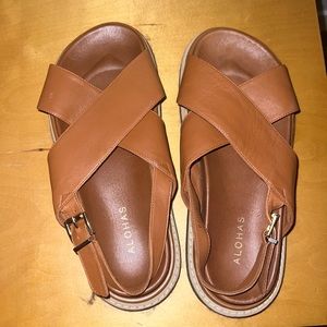 Excellent condition Aloha Marshmallow Sandals